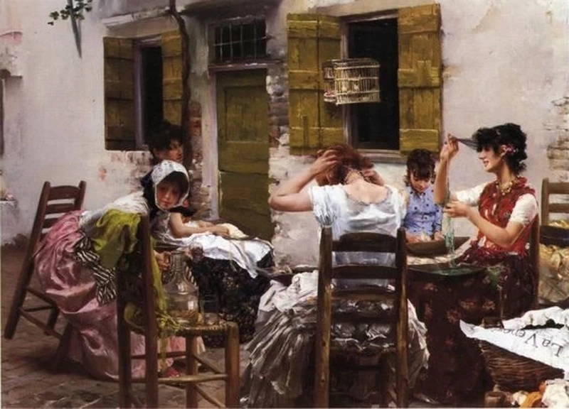 Infilatori di perline veneziane